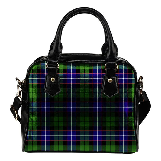 Russell Modern Tartan Plaid Shoulder Handbag