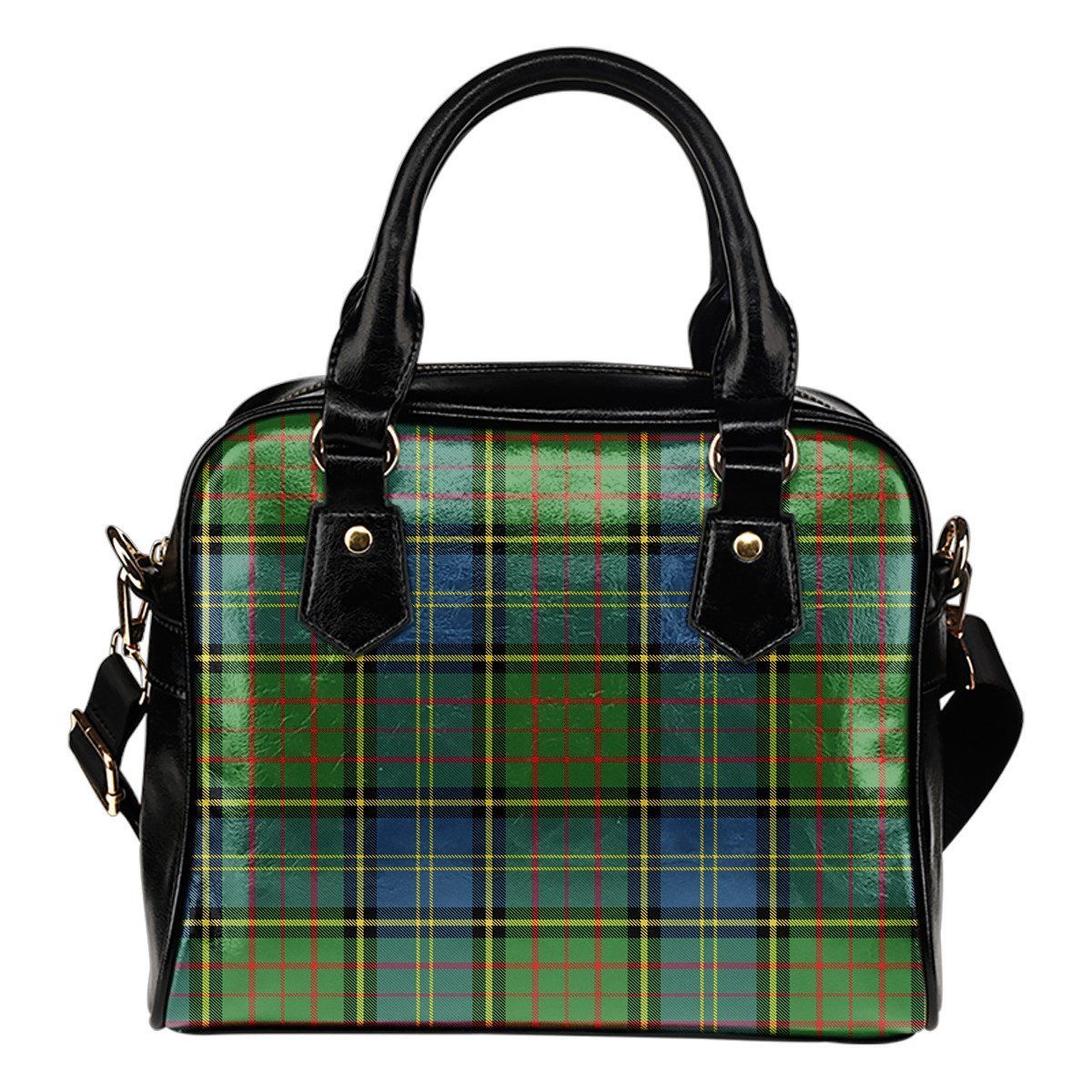 MacMillan Hunting Ancient Tartan Plaid Shoulder Handbag