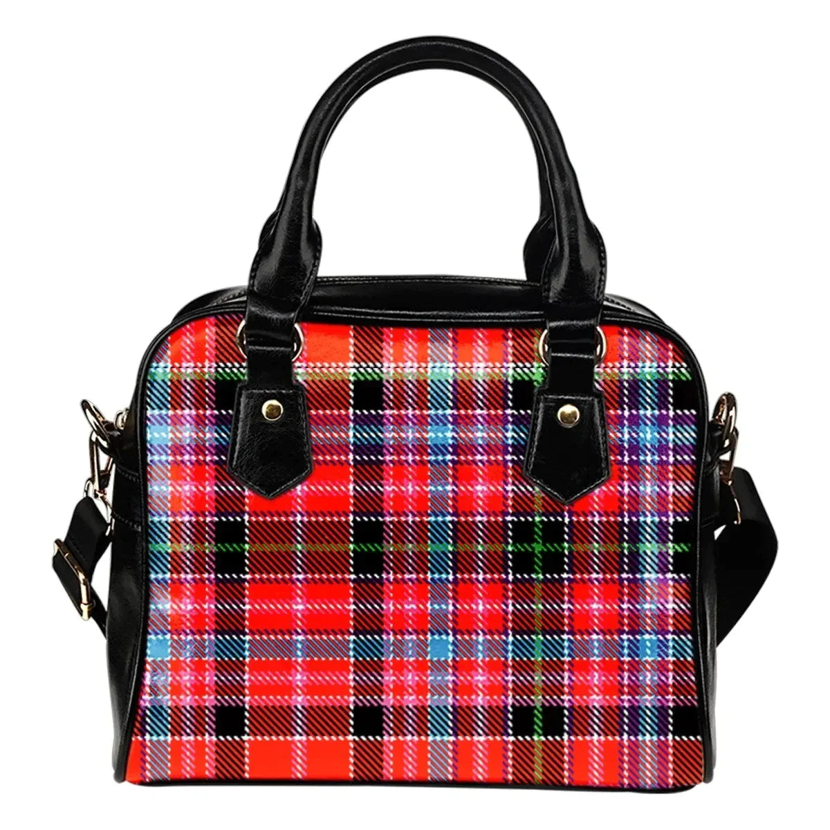 Aberdeen District Tartan Plaid Shoulder Handbag