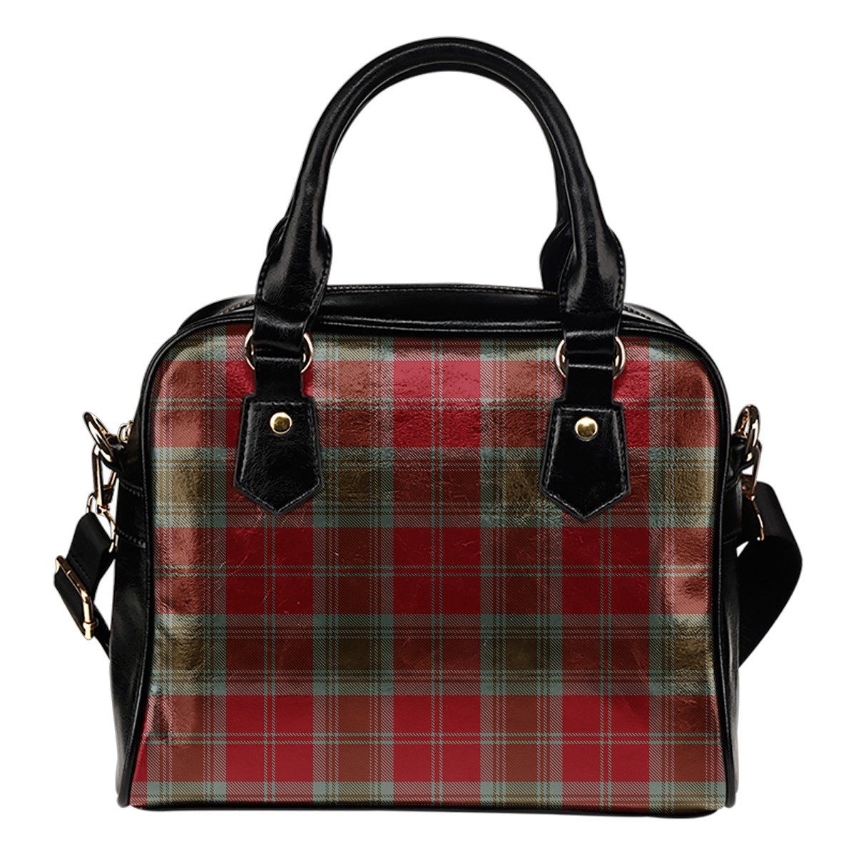 Lindsay Weathered Tartan Plaid Shoulder Handbag