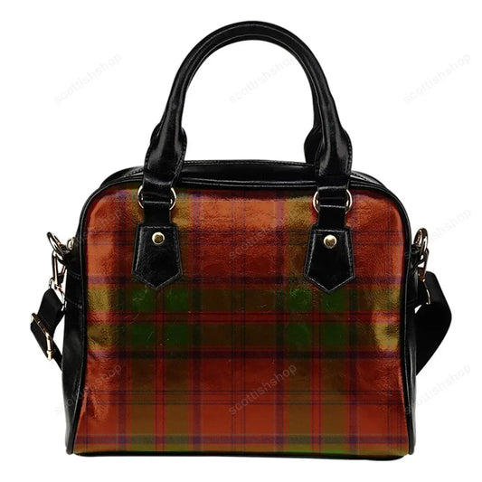 Drummond Tartan Crest Shoulder Handbag