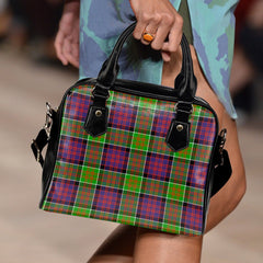 MacDonald of Clanranald Tartan Crest Shoulder Handbag