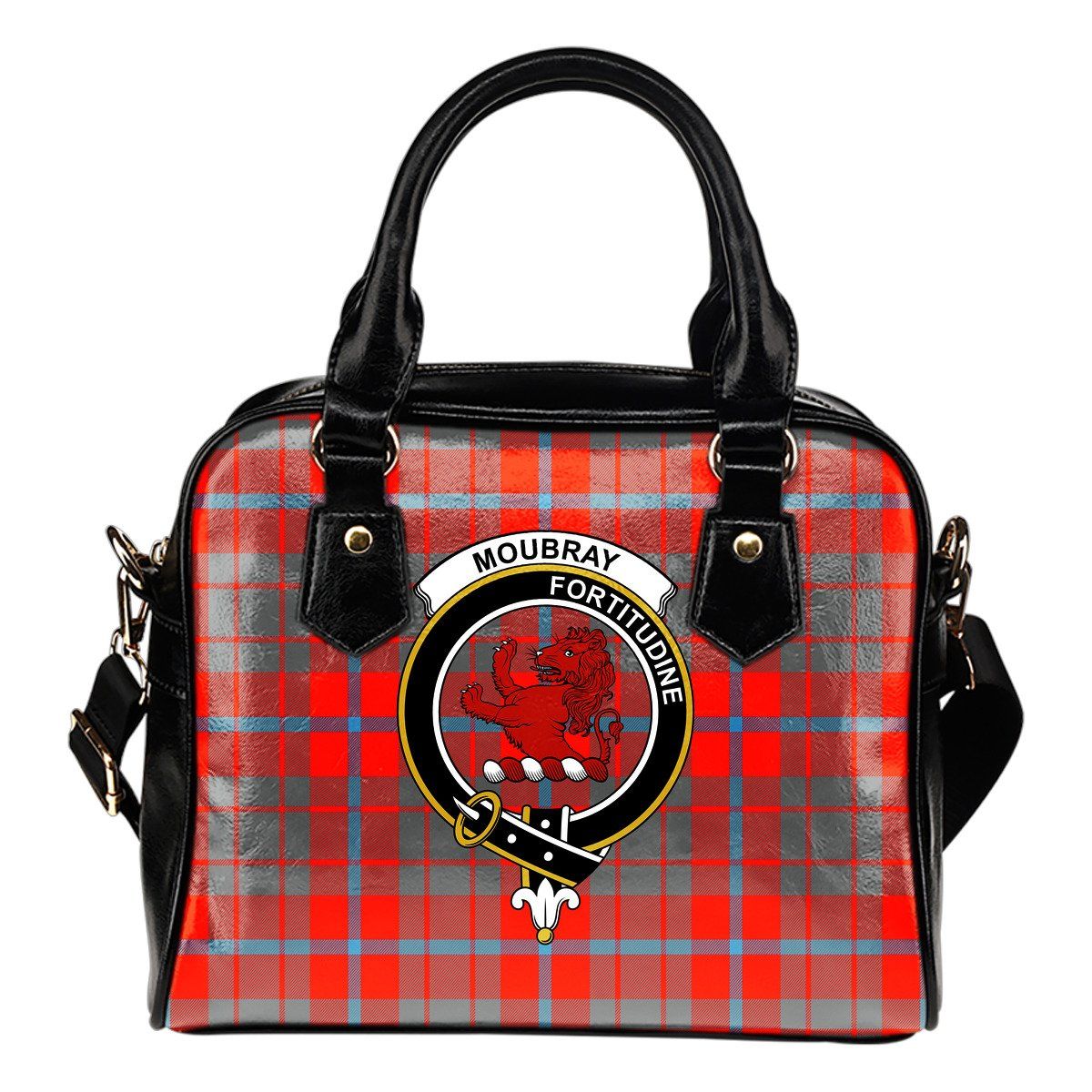 Moubray Tartan Crest Shoulder Handbag