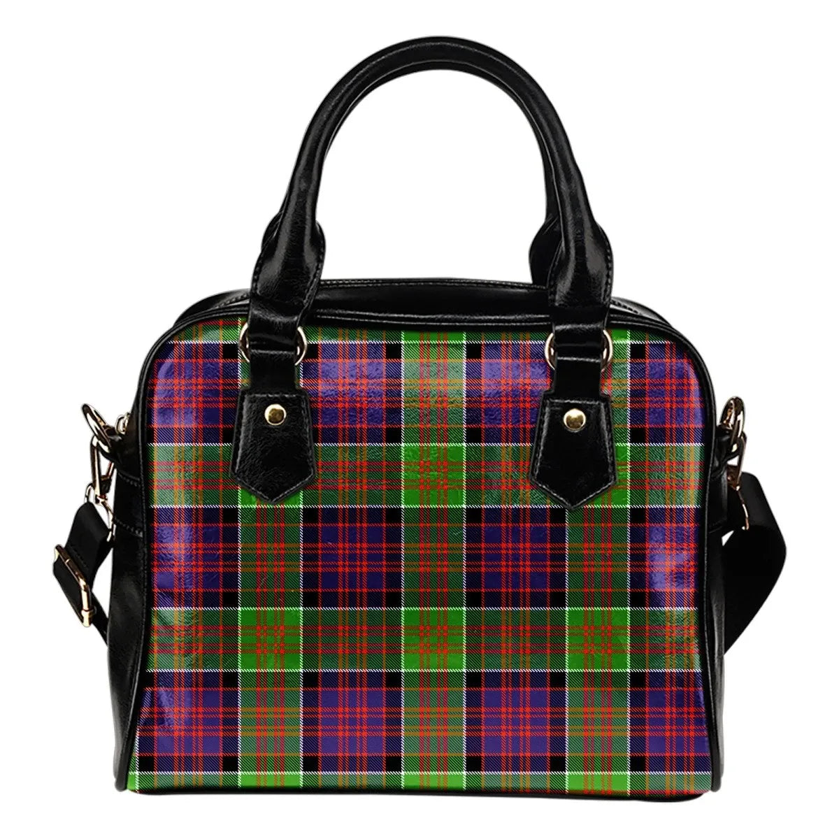 MacDonald of Clanranald Tartan Crest Shoulder Handbag