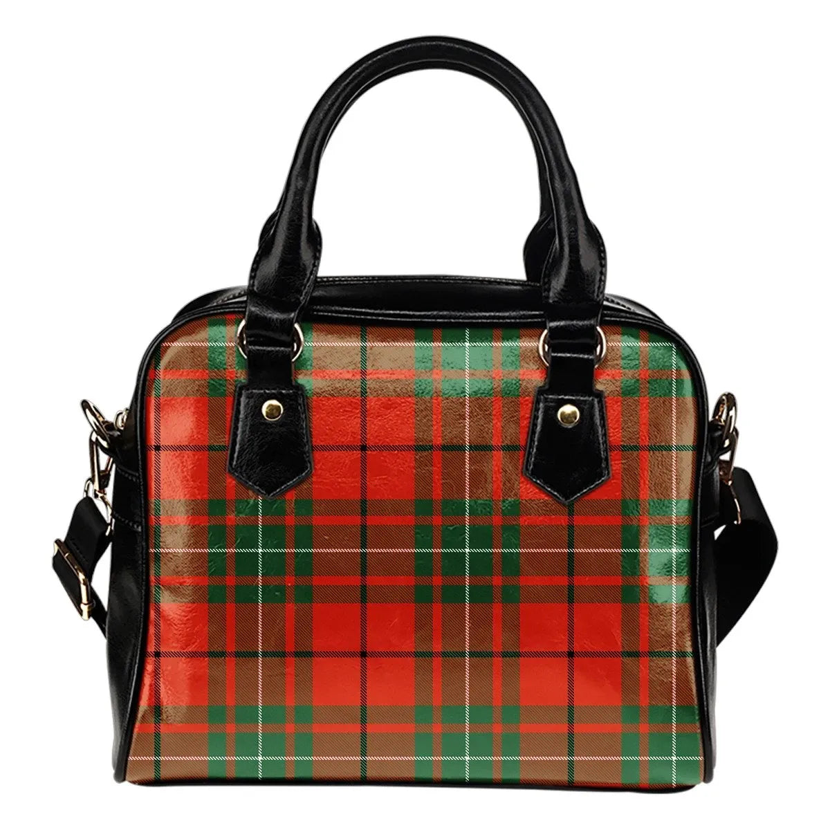 MacAulay Ancient Tartan Plaid Shoulder Handbag