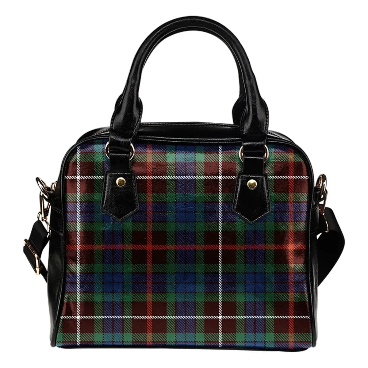 Fraser Hunting Ancient Tartan Plaid Shoulder Handbag