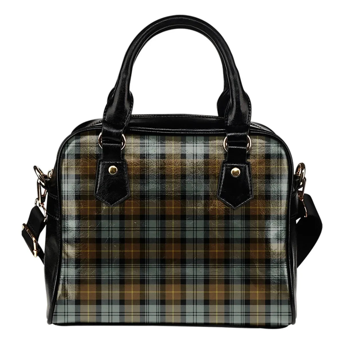 Gordon Weathered Tartan Plaid Shoulder Handbag