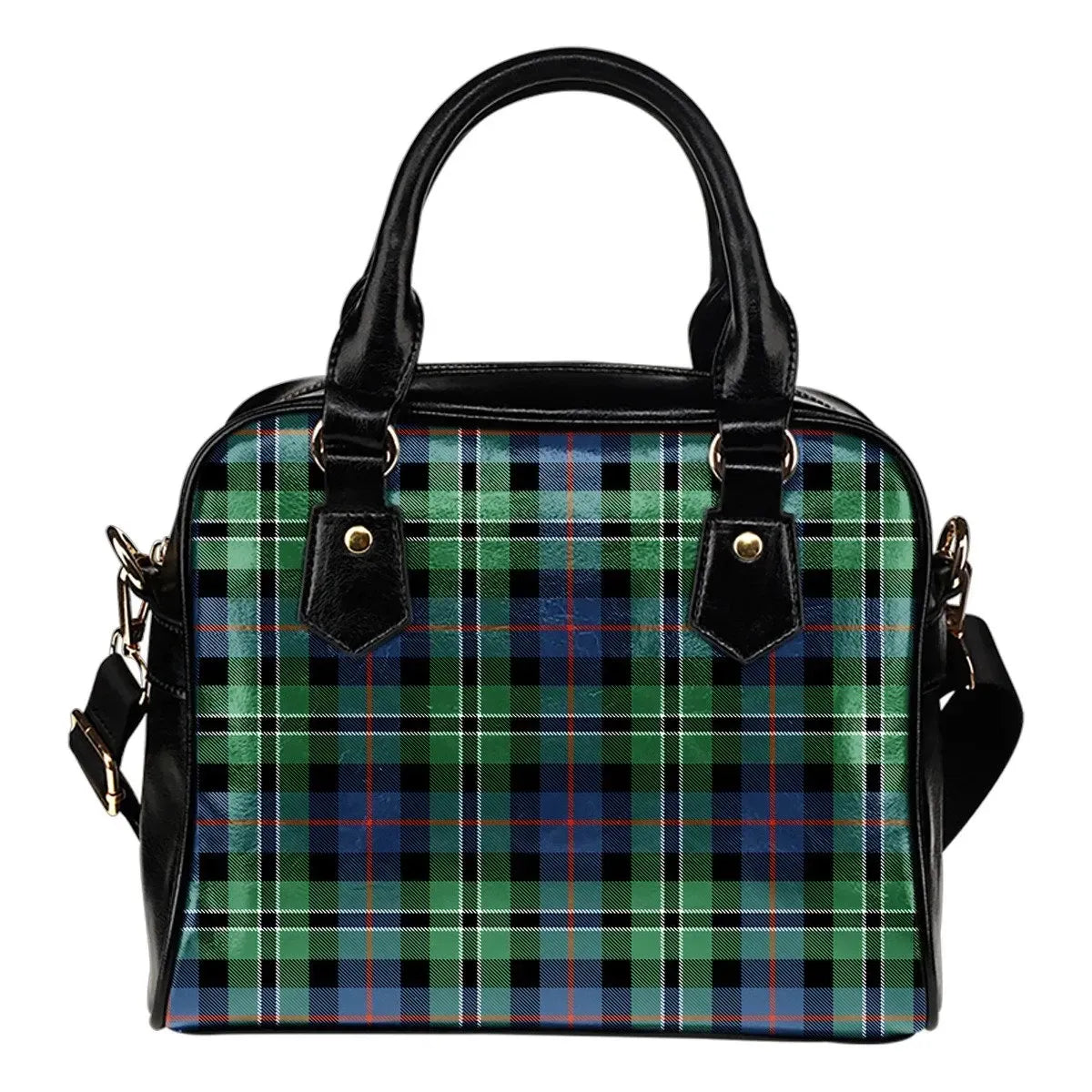 Rose Hunting Ancient Tartan Plaid Shoulder Handbag