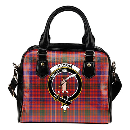 MacRae Ancient Tartan Crest Shoulder Handbag