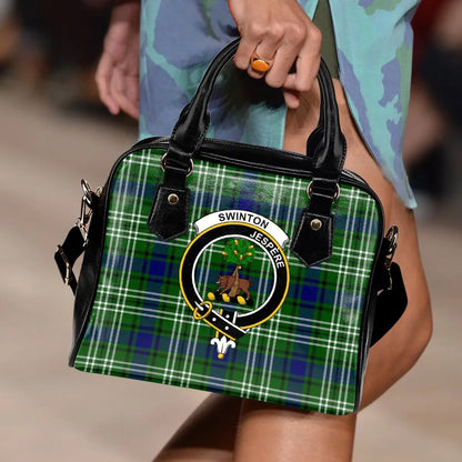 Swinton Tartan Crest Shoulder Handbag