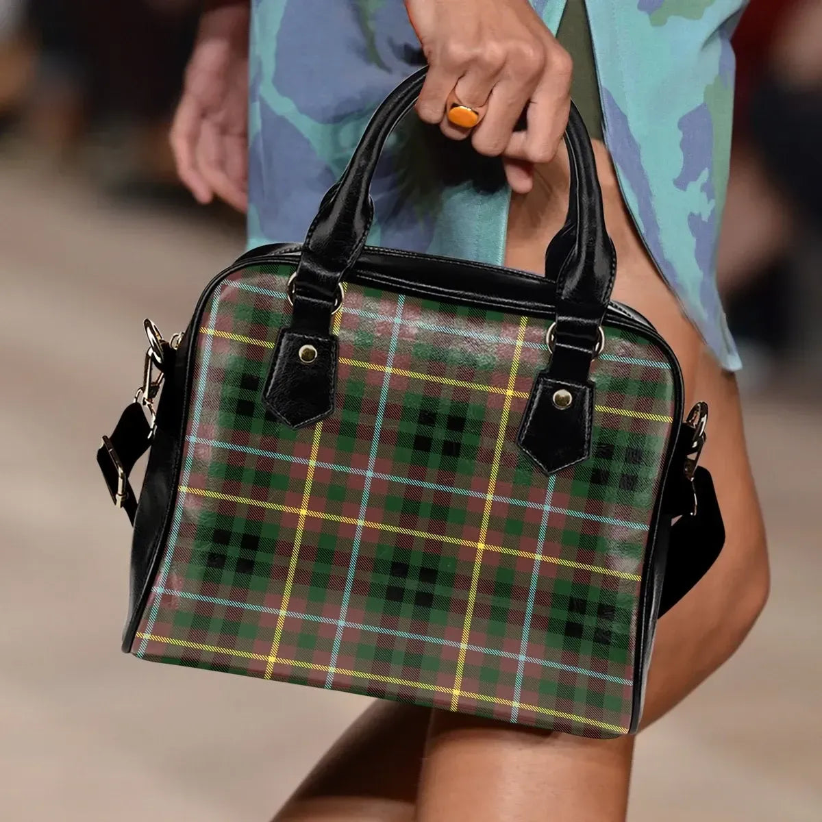 Buchanan Hunting Tartan Plaid Shoulder Handbag