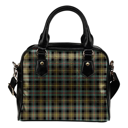 Farquharson Weathered Tartan Plaid Shoulder Handbag