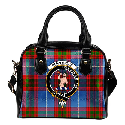 Pennycook Tartan Crest Shoulder Handbag