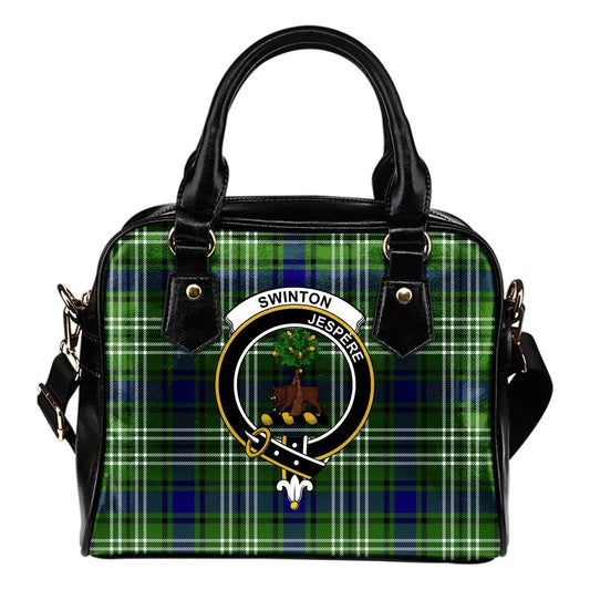 Swinton Tartan Crest Shoulder Handbag