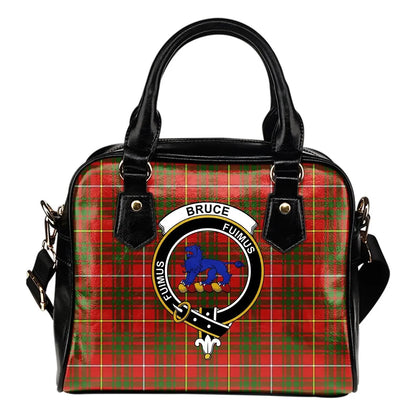 Bruce Modern Tartan Crest Shoulder Handbag