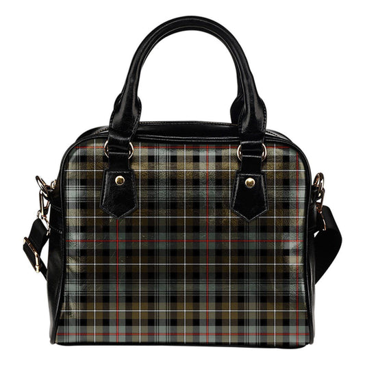 MacKenzie Weathered Tartan Plaid Shoulder Handbag