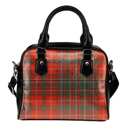 MacDougall Ancient Tartan Plaid Shoulder Handbag