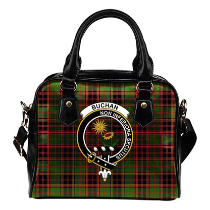 Buchan Modern Tartan Crest Shoulder Handbag