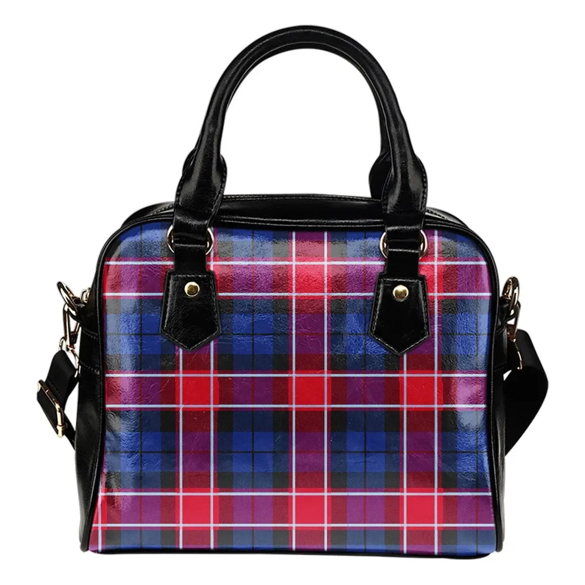 Graham of Menteith Red Tartan Plaid Shoulder Handbag