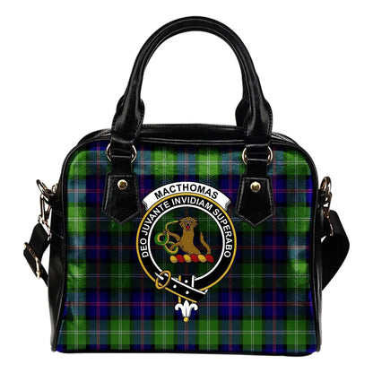 MacThomas Modern Tartan Crest Shoulder Handbag