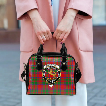 MacKintosh Modern Tartan Crest Shoulder Handbag