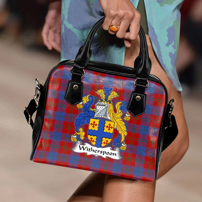 Witherspoon Tartan Crest Shoulder Handbag