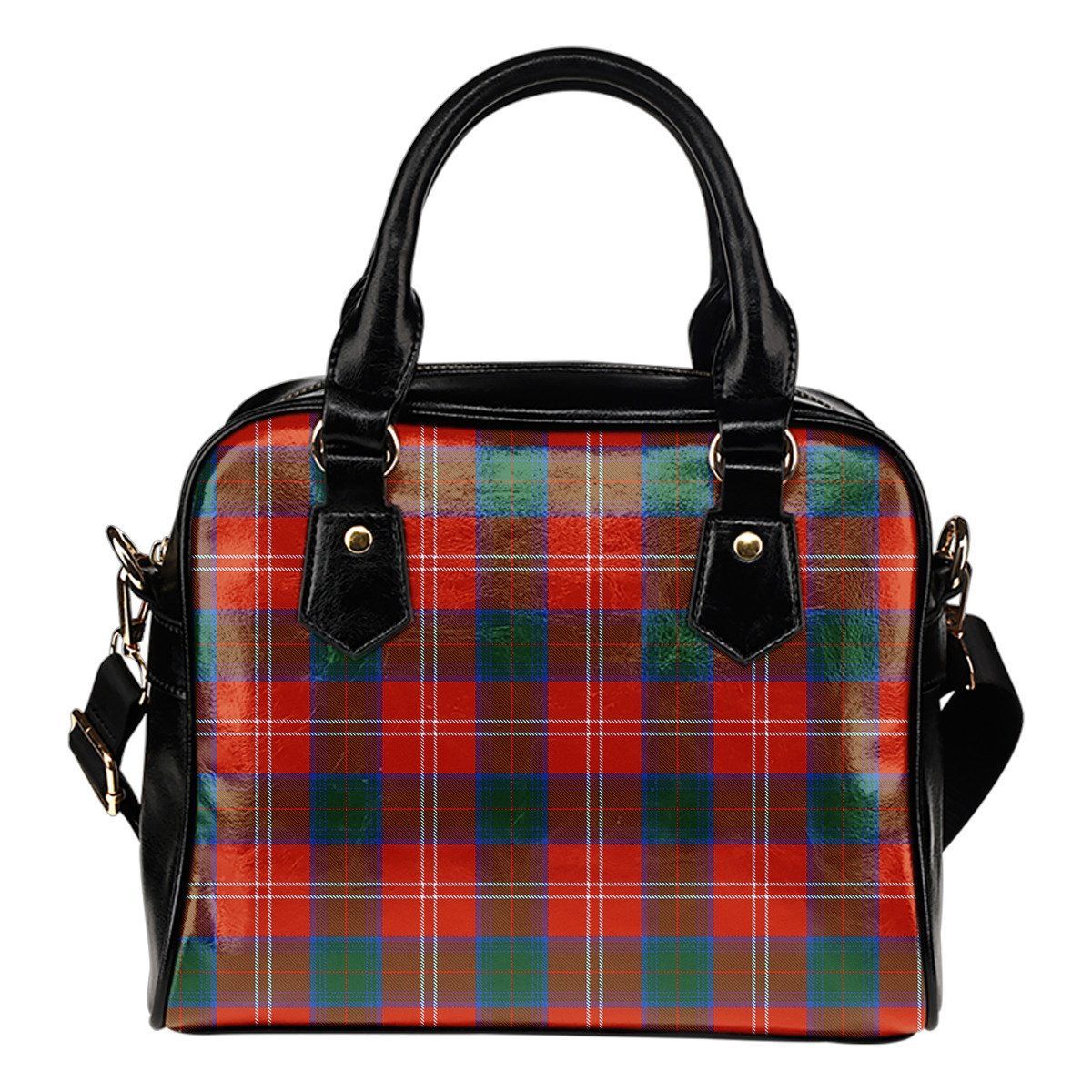 Chisholm Ancient Tartan Plaid Shoulder Handbag