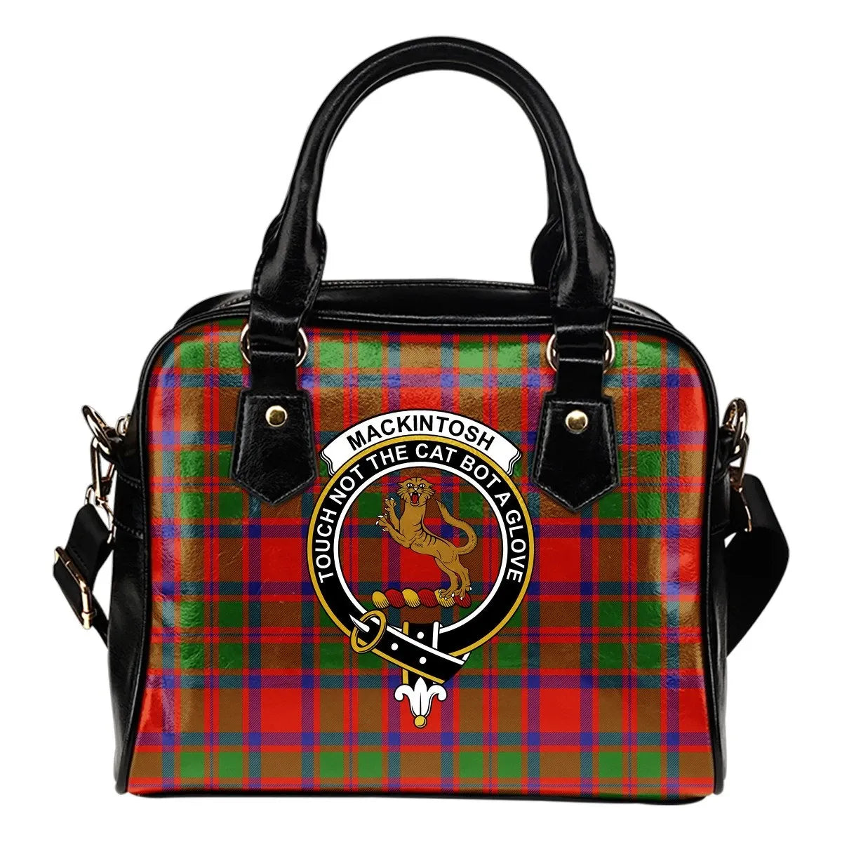 MacKintosh Modern Tartan Crest Shoulder Handbag