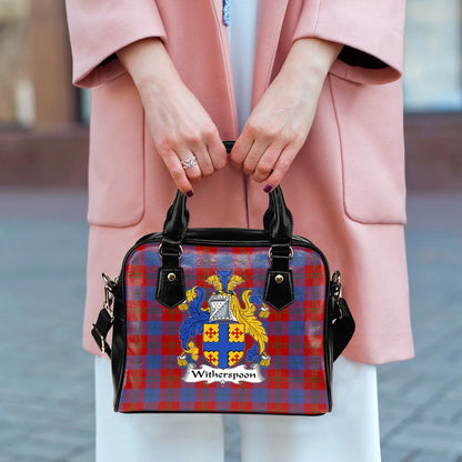 Witherspoon Tartan Crest Shoulder Handbag