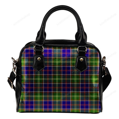 Ayrshire District Tartan Plaid Shoulder Handbag