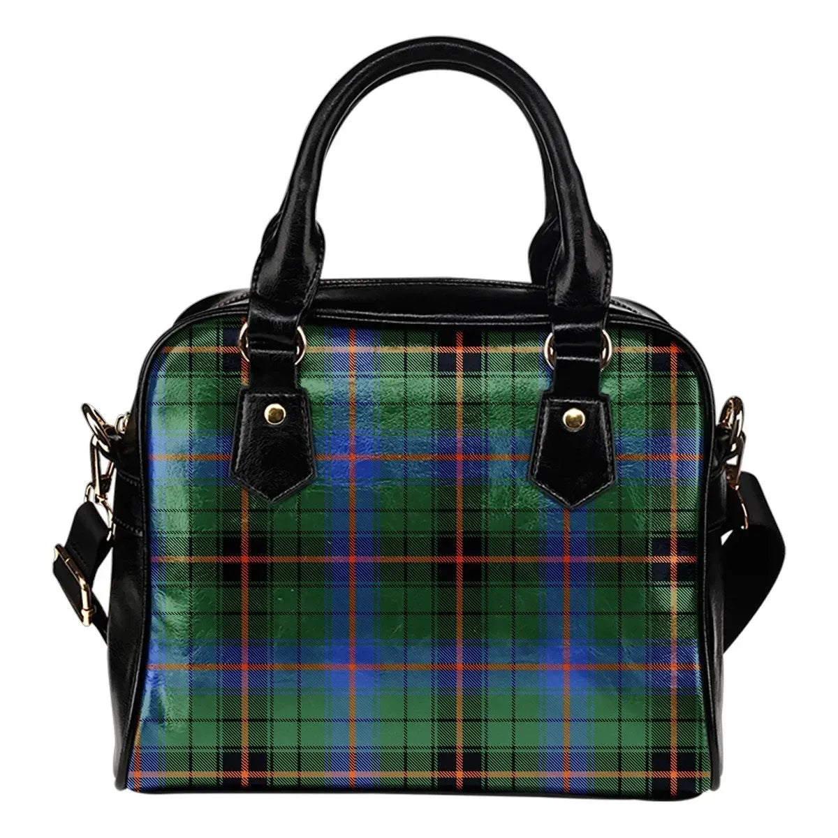 Davidson Ancient Tartan Plaid Shoulder Handbag