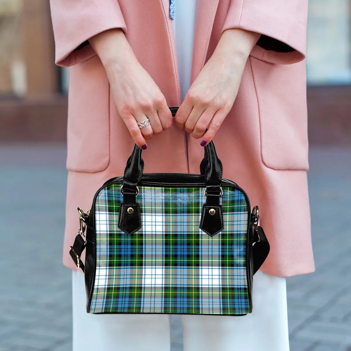 Campbell Dress Tartan Plaid Shoulder Handbag