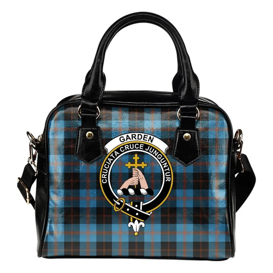 Garden Tartan Crest Shoulder Handbag