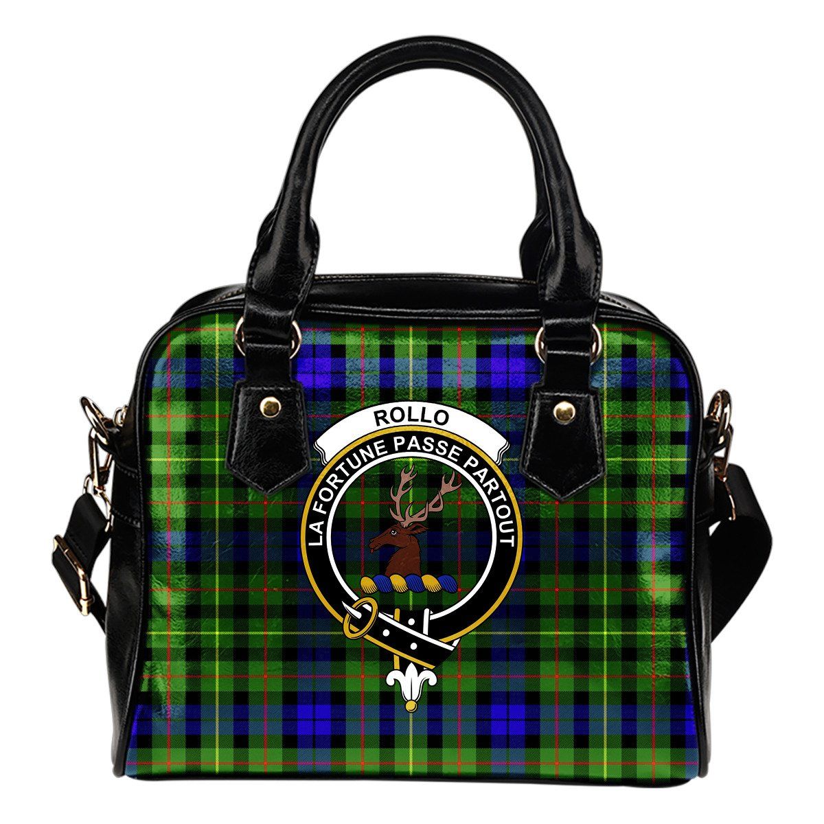 Rollo Tartan Crest Shoulder Handbag