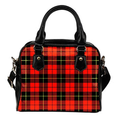 Wallace Hunting, Red Tartan Plaid Shoulder Handbag