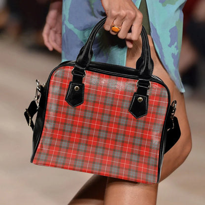 Fraser Weathered Tartan Plaid Shoulder Handbag