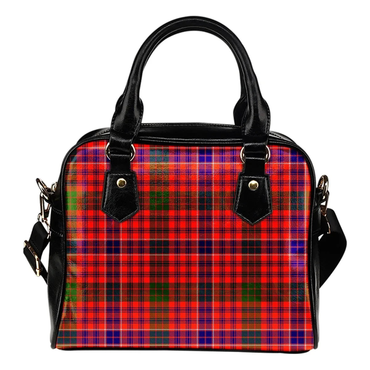 MacRae Modern Tartan Plaid Shoulder Handbag