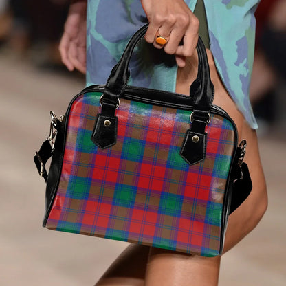 Lindsay Modern Tartan Plaid Shoulder Handbag