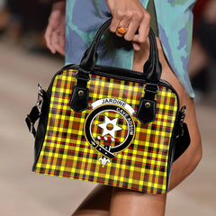 Jardine Tartan Crest Shoulder Handbag
