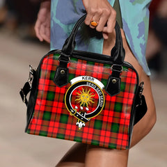 Kerr Modern Tartan Crest Shoulder Handbag