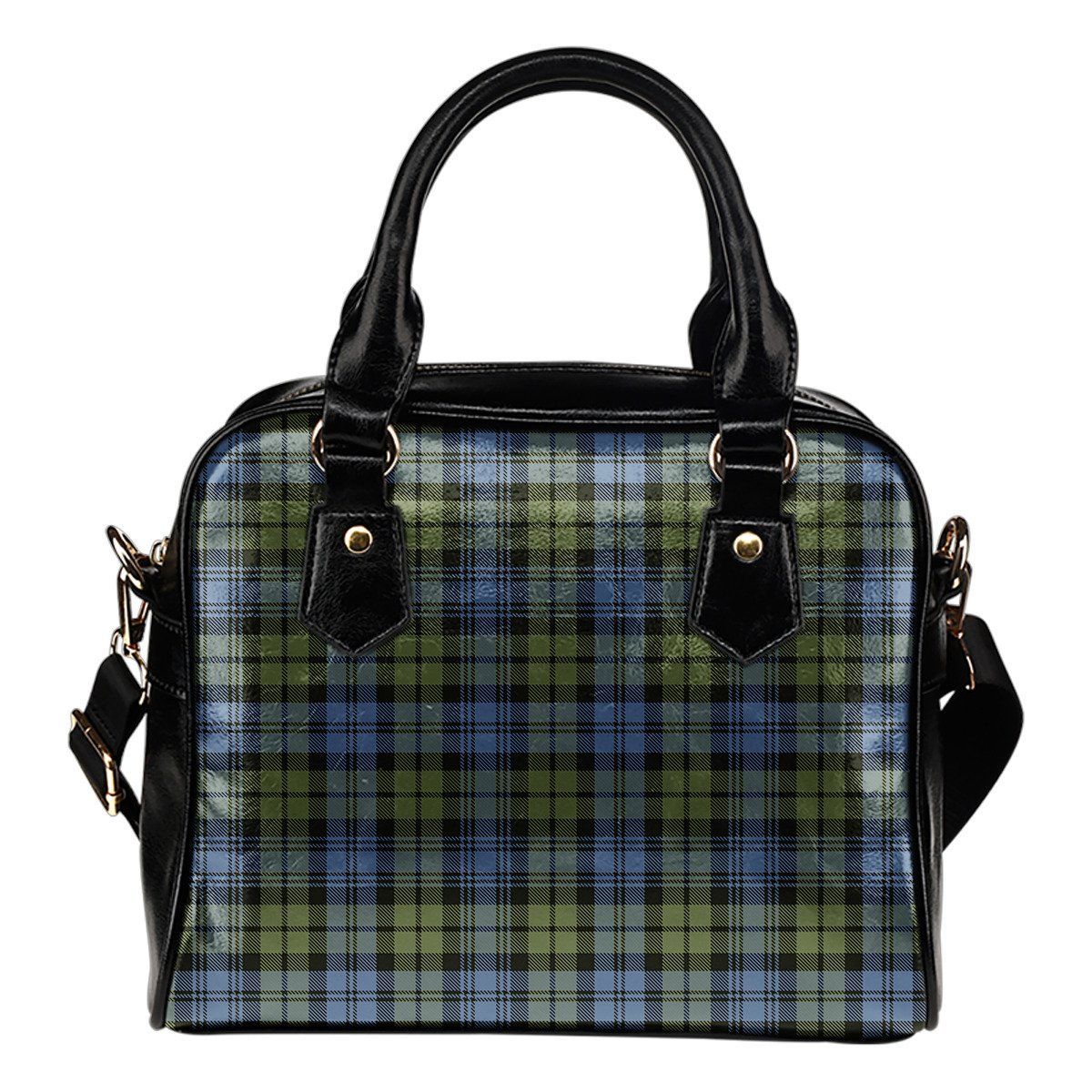 Campbell Faded Tartan Plaid Shoulder Handbag