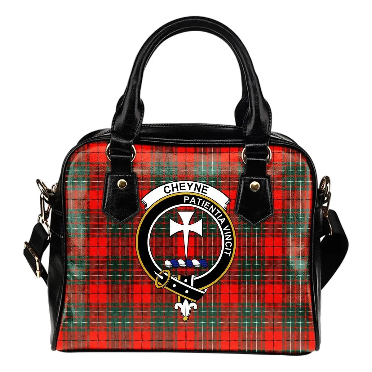 Cheyne Tartan Crest Shoulder Handbag