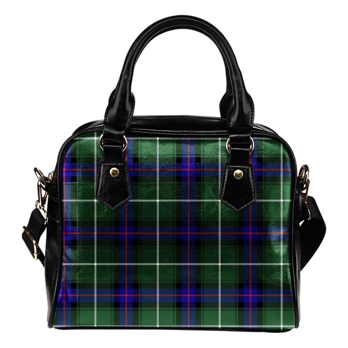 MacDonald of the Isles Hunting Modern Tartan Plaid Shoulder Handbag