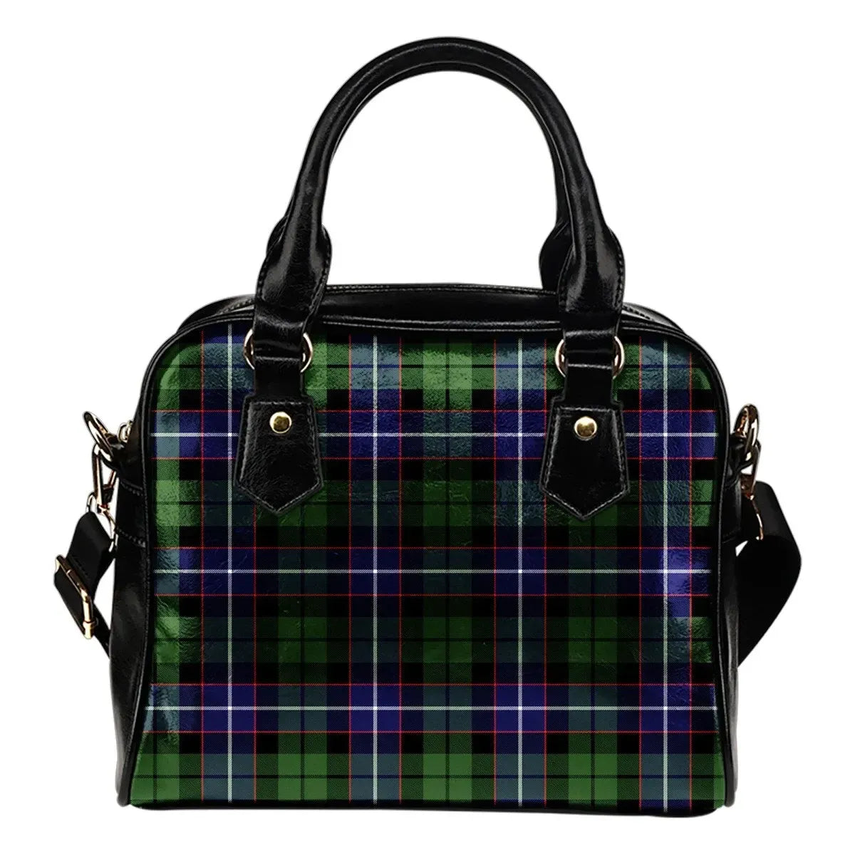 Galbraith Modern Tartan Plaid Shoulder Handbag