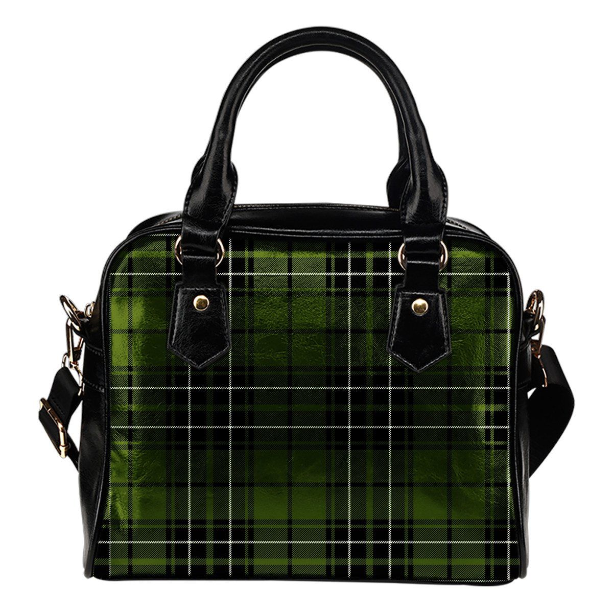 MacLean Hunting Tartan Plaid Shoulder Handbag