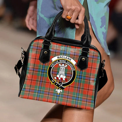 MacLean of Duart Ancient Tartan Crest Shoulder Handbag