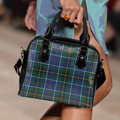 MacInnes Modern Tartan Plaid Shoulder Handbag