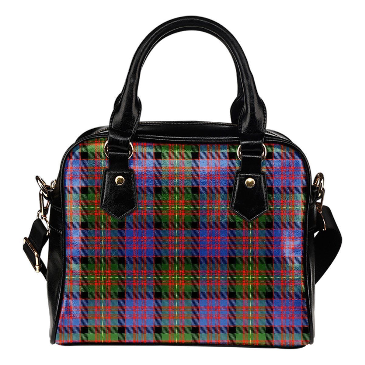 Carnegie Ancient Tartan Plaid Shoulder Handbag