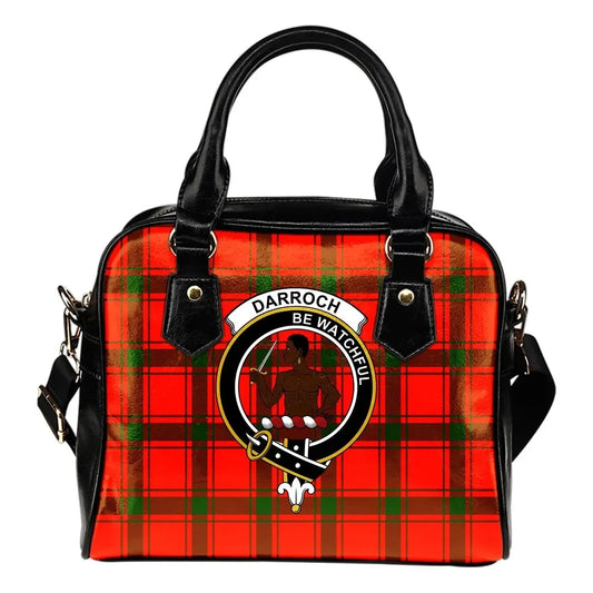 Darroch Tartan Crest Shoulder Handbag