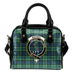 MacNeil of Colonsay Tartan Crest Shoulder Handbag